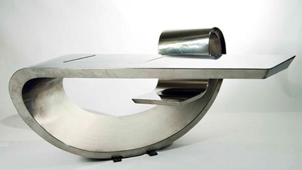 Max-Ingrand kontorsmöbeldesign flytande form