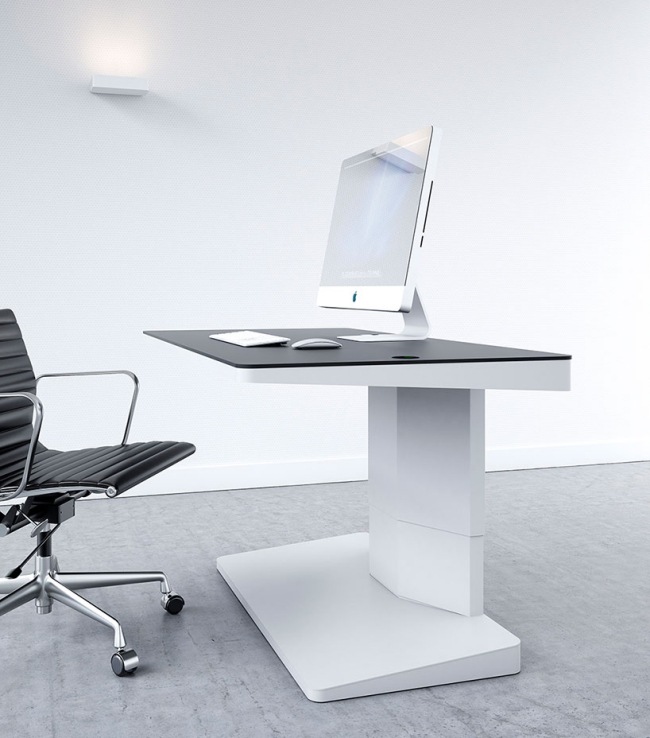 minimalist lines alpha desk design av kembo