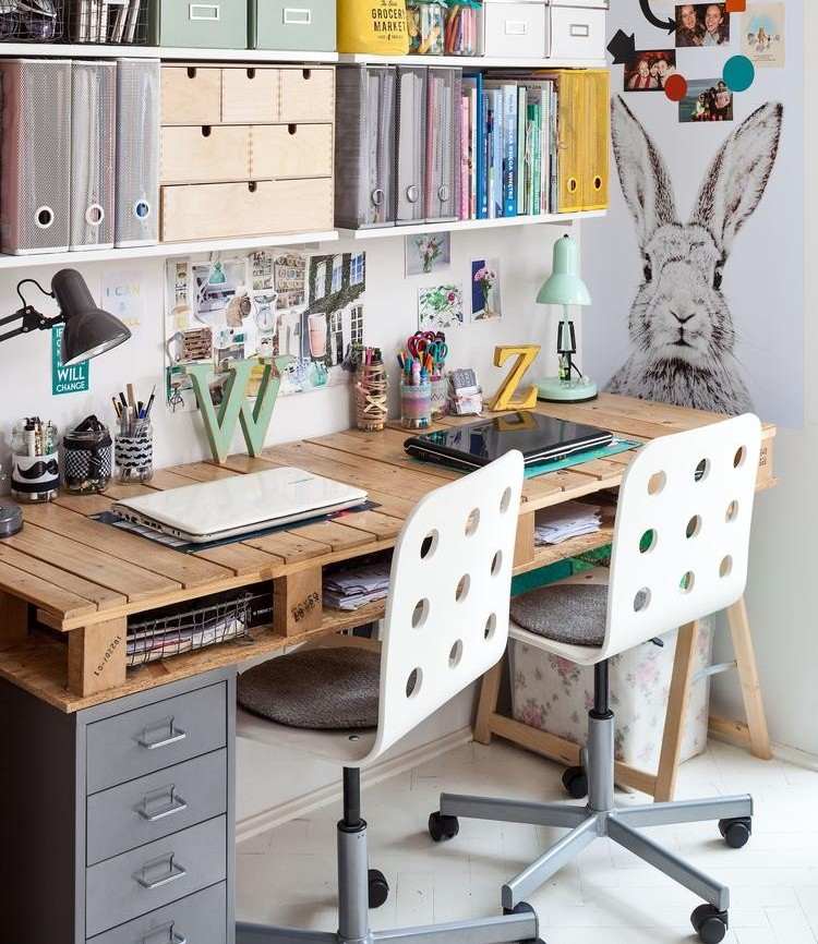 Bygg din egen skrivbordspall-barnrum-ungdomsrum