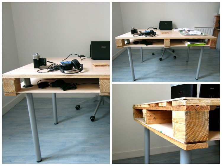 skrivbord-bygg-själv-pall-topp-gamla-bord-ben