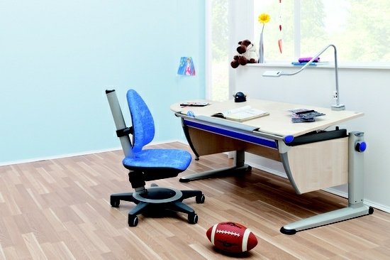 blått ergonomiskt skrivbord stol barnrum