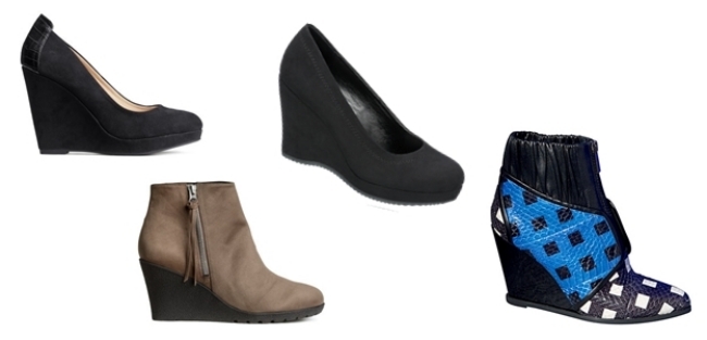trendiga-plattform-skor-kvinnor-skor-med-kilklackar-H & M-Graceland-Kenzo