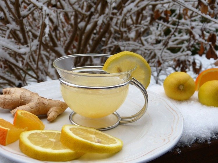 Stärk immunsystemet med citronte och ingefära under vintermånaderna