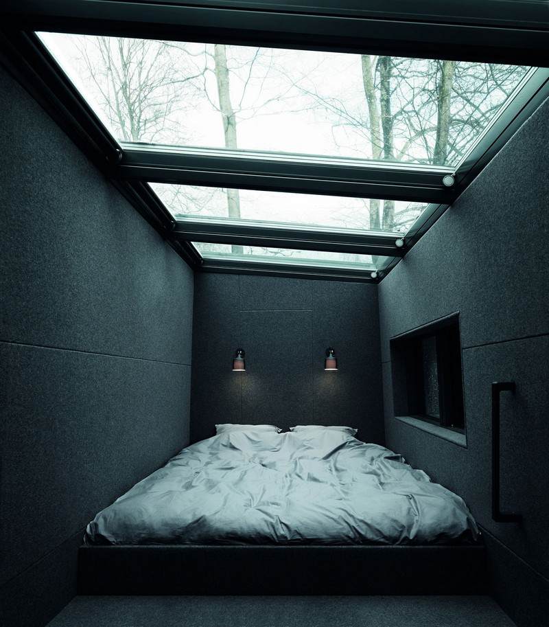 Svart-möbler-sovrum-takfönster