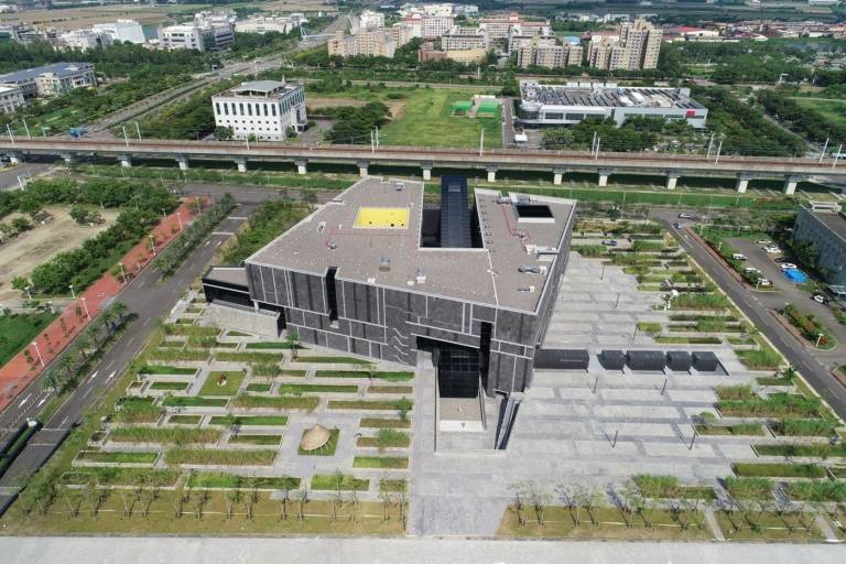 Nationalmuseet för förhistorisk kultur i Taiwan med imponerande arkitektur