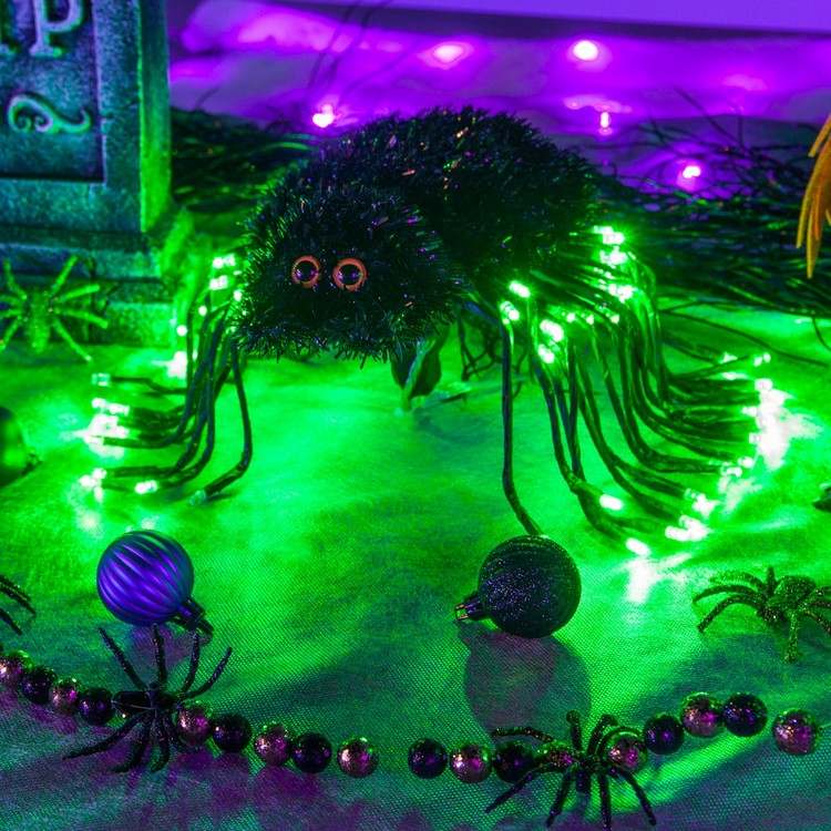 Gör själv glödande Halloween -dekorationer till svarta ljusfestidéer