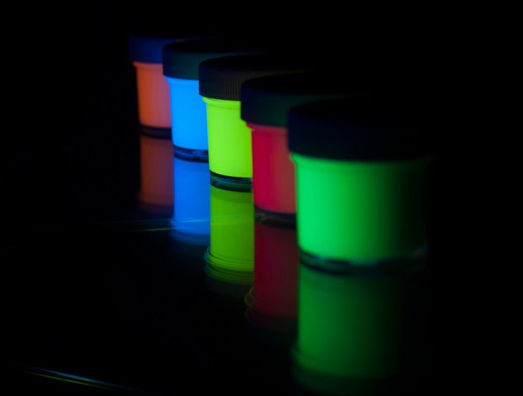 Svart ljus färg mugg-ljus-neon-fluorescerande-målare färger