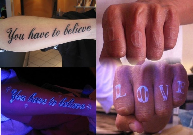 svart-ljus-tatuering-färg-hand-skriva-fingrar-osynliga
