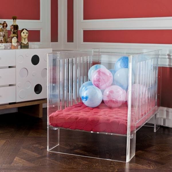 Acryll Baby Crib Modern Designs