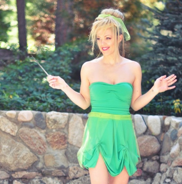 Mardi Gras sy älva Tinkerbell trevlig idé