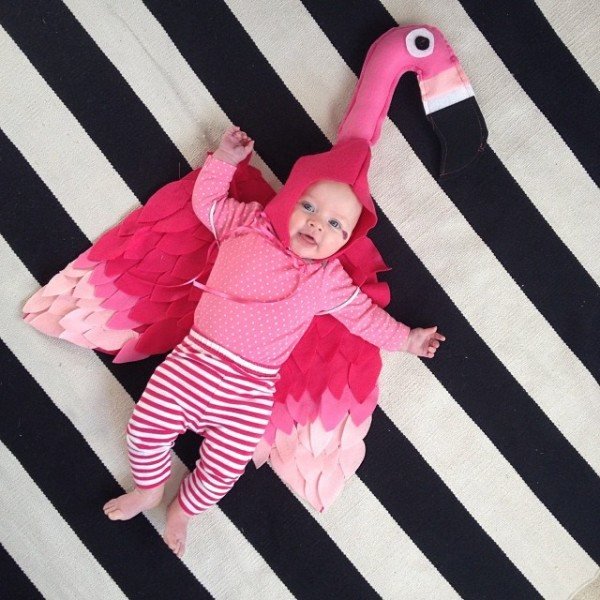 gör det själv flamingo rosa färg