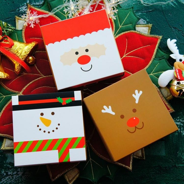 Självgjorda chokladlådor lindar julchokladlådan enkelt