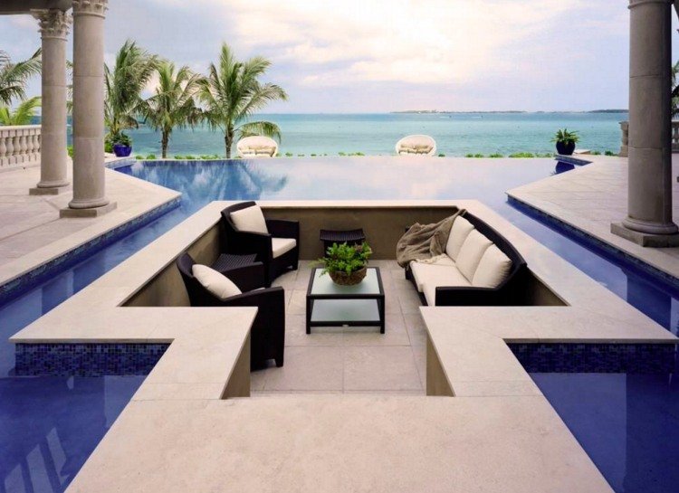 Handfat trädgård-sittplatser-design-modern-pool-exotisk-semester