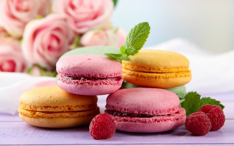 sweet-finger-food-macarons-yellow-pink-mint-hallon-party
