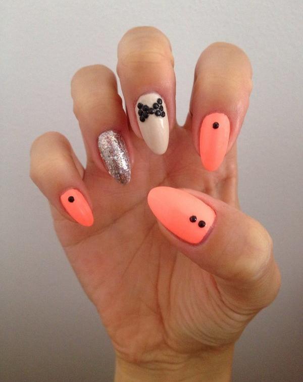 Shellac-gel-nagellack-gel modellering-stilett-rosa
