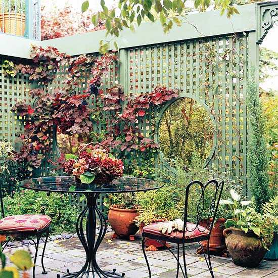 vintage trädgård design idé