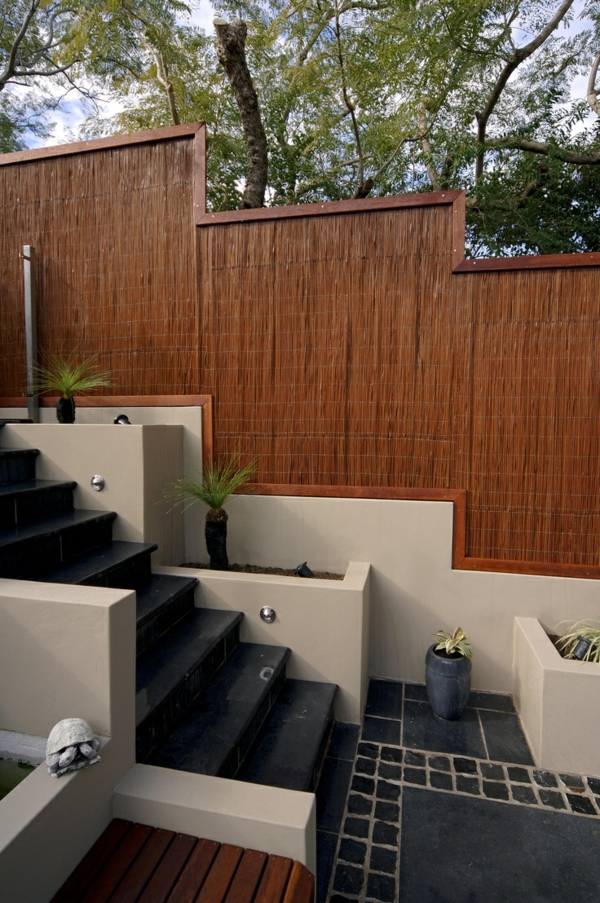 Trappa modern design sten kakel golv