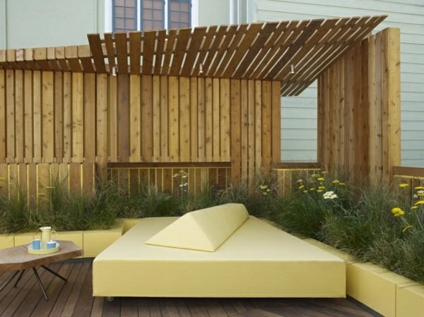 Pergola design vårväxter blommor