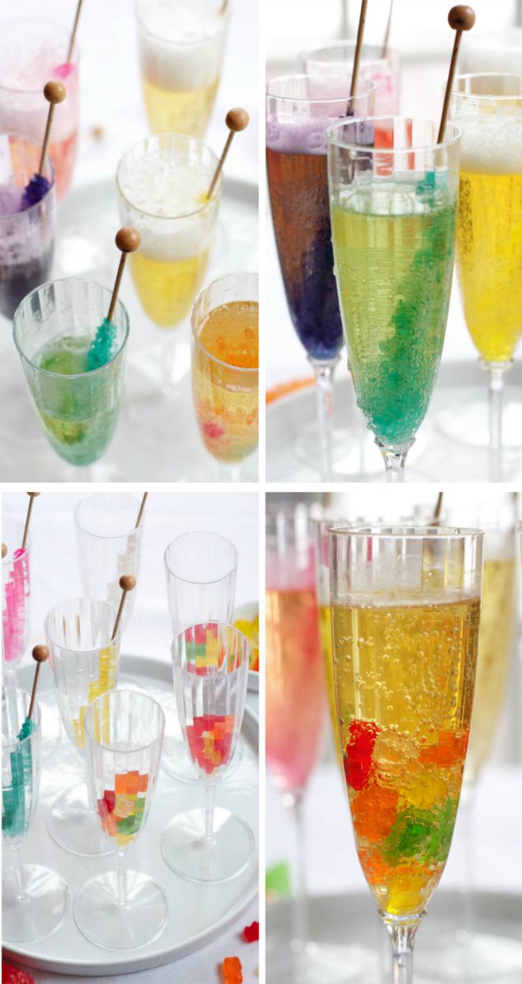 nyårsafton idéer barn cocktails drinkar