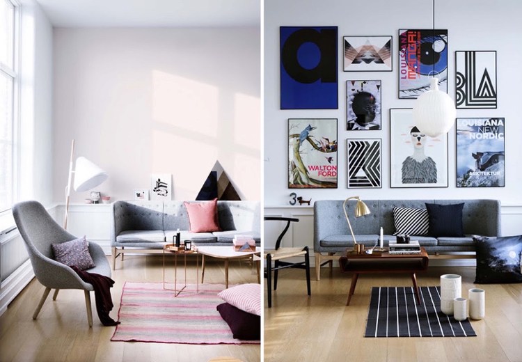 matta-skandinavisk-design-vävd-modern-grå-soffa-löpare