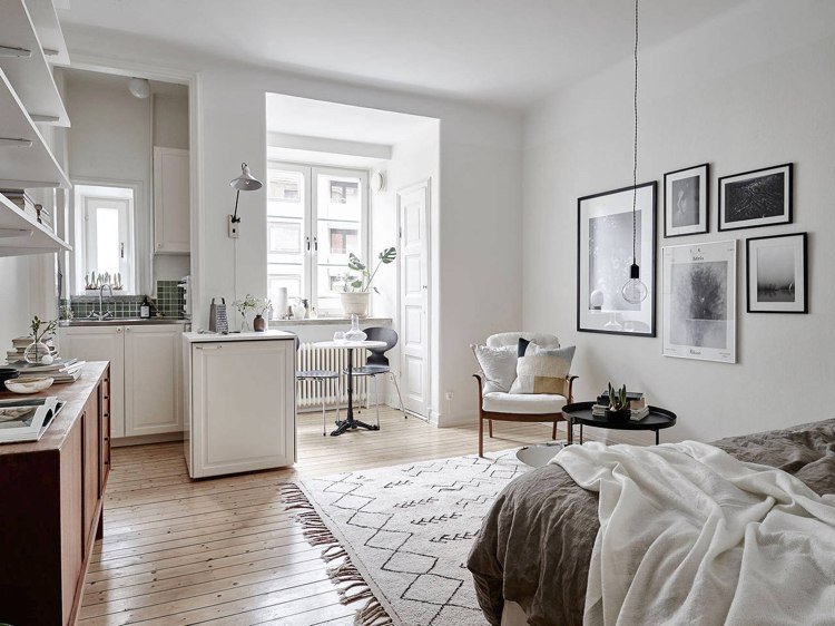 matta-skandinavisk-design-vävd-platt-vävd-matta-ett-rums lägenhet