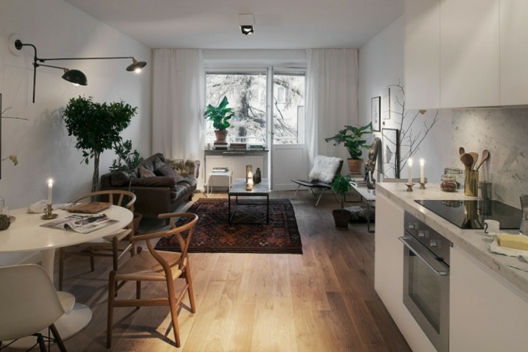 Pentry-matbord-läder-soffa-lägenhet-i-Stockholm