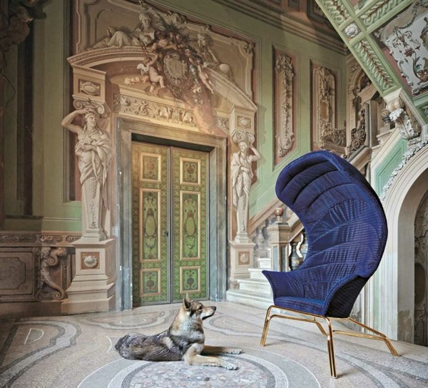 designmöbler italien från smania lounge blue