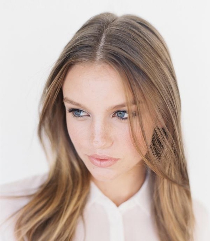 smokey-eye-gold-shimmer-instructions-blue-eyes-naken-läppar