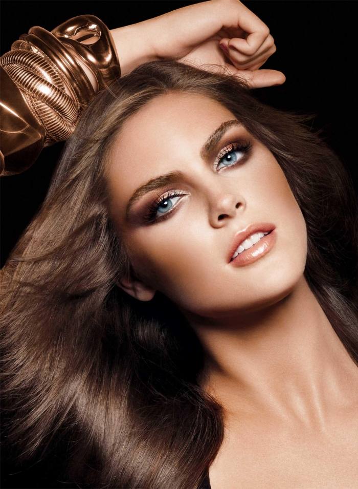 Estée-Lauder-smokey-eye-brons-brun-blå-ögon