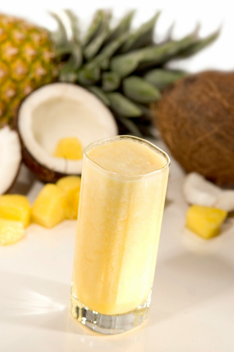 pina kolada smoothie kokos ananas recept drink