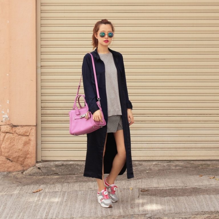 Sneakers-trend-rosa-modell-kort kjol-skiva-puma