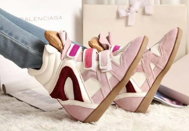 sneakers wedge heel wedge sneakers 2014 isabel marant rosa