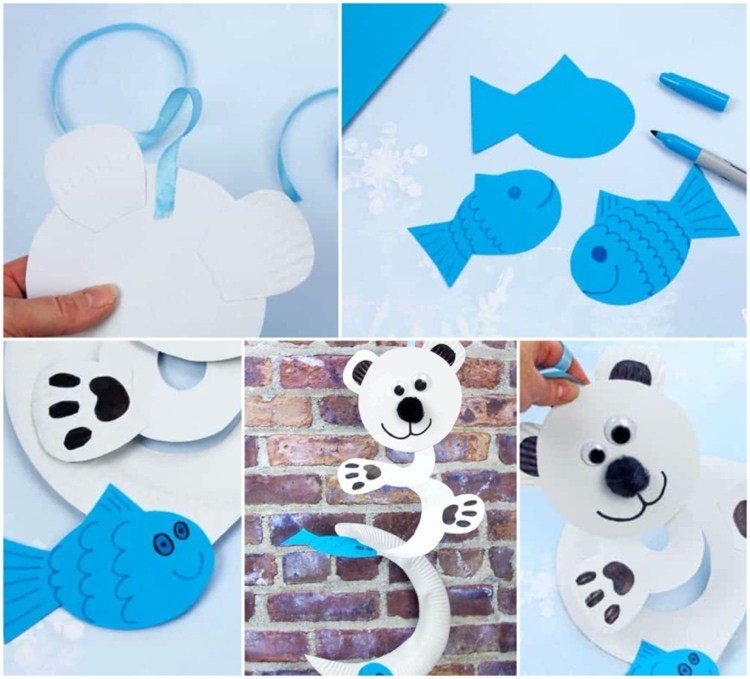 tinker isbjörnspiral som dekoration för karneval