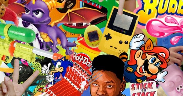 90 -tal festidéer spel karaktärer