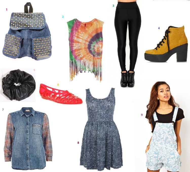 90 -tal fest outfit kvinnor idéer kombination