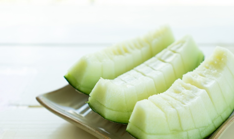 honeydew melon galia -sorten innehåller få kalorier
