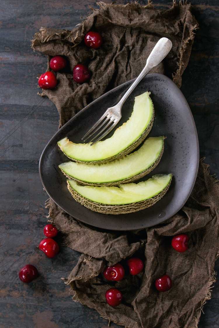 honeydew melon green är en mängd galia melon