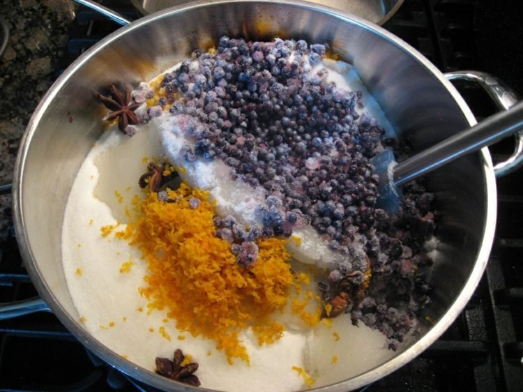 Matlagning fläder sylt apelsinskal