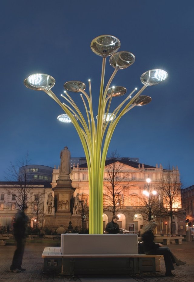 solar garden lights tree ARTEMIDE design