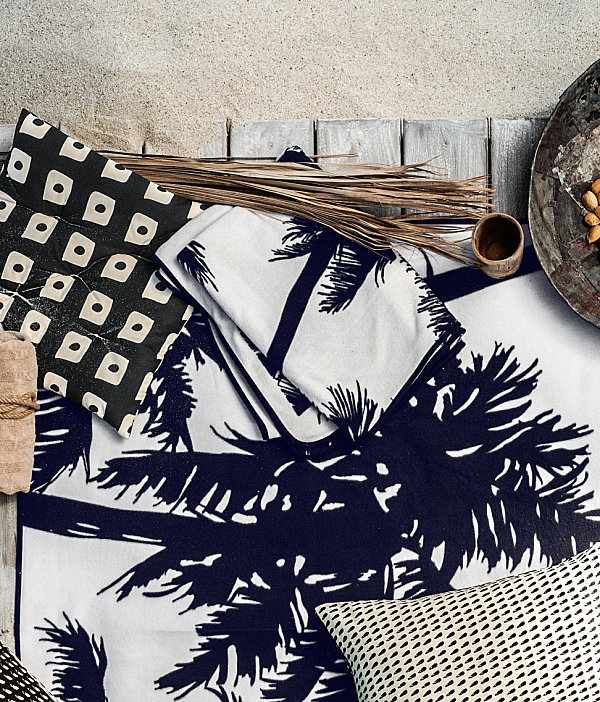 Palm Tree Pattern Retro Ceiling HM Home Goods