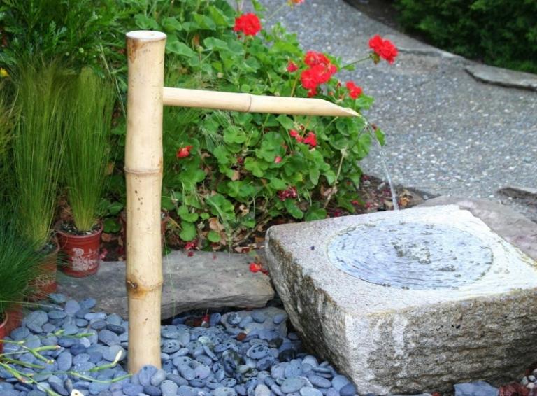 Sommar-DIY-dekoration-idéer-bambu-sten-mini-fontän-terrass