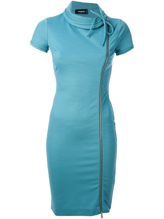 tight-dress-blue-zipper-2014-trender-blus-dress-DSQUARED2