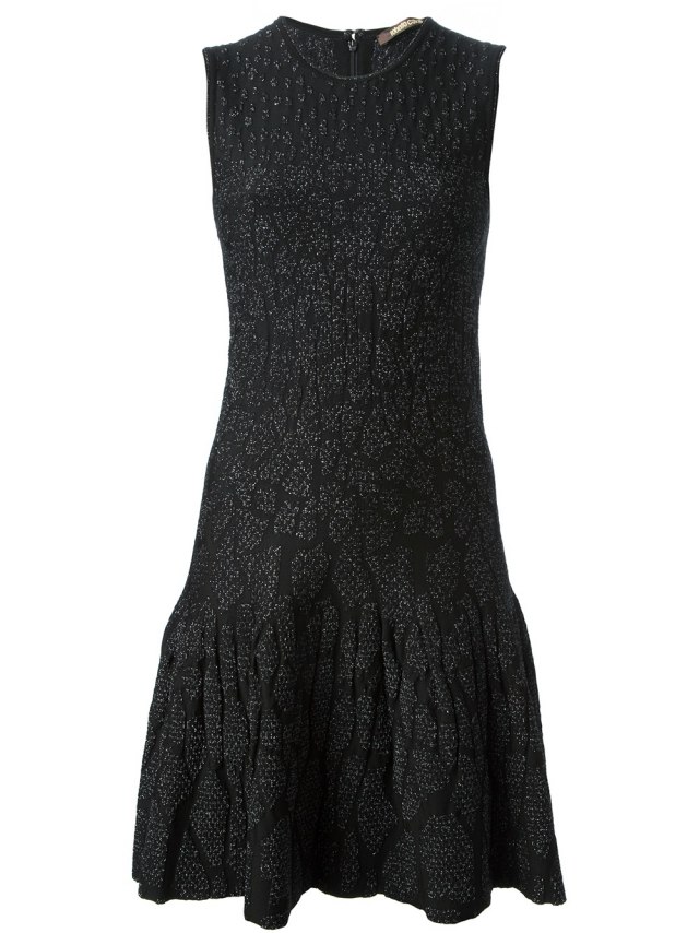 Blus-klänning-svart-Roberto-cavalli-sommar-2014-skapelser