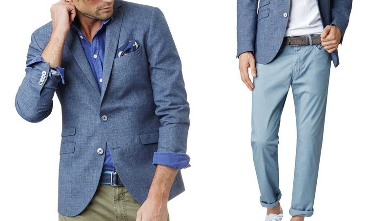 Outfits för semestern sommar-herrar-idéer-jacka-jeans-optik-casual