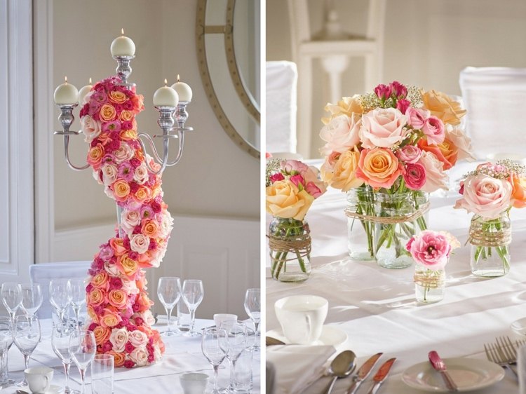 Gör sommardekorationer med blommor själv Instruktioner för bordsdekorationer med rosor