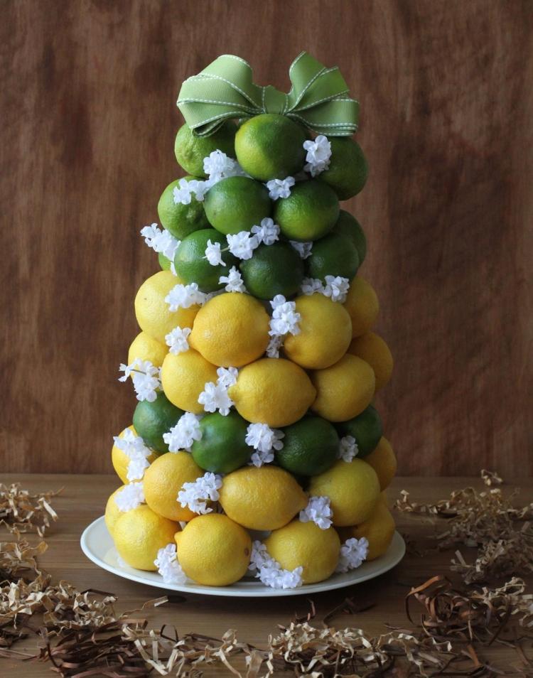sommar-dekoration-gör-det-själv-tinker-bord-dekoration-citron-lime-torn-blomma-tallrik-band