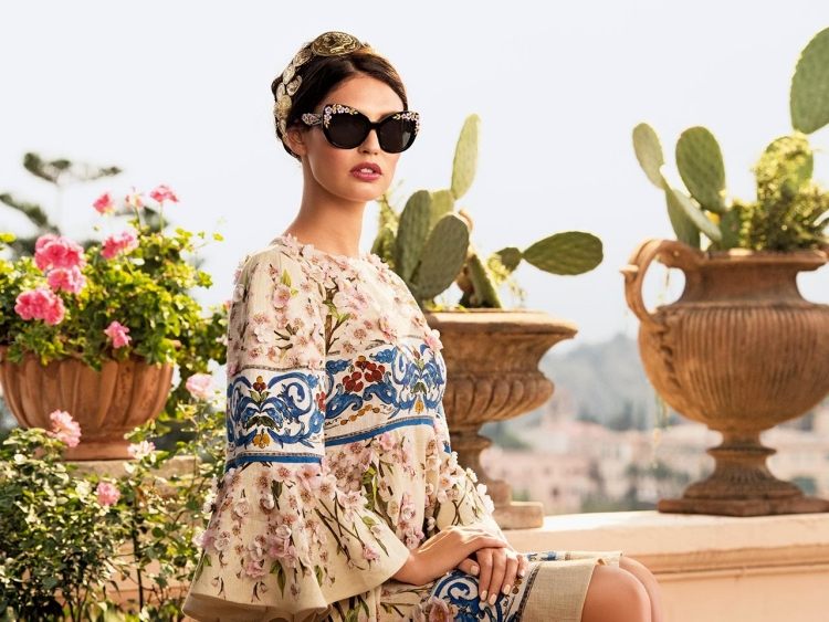 Solglasögon-Sommar-blommor-Idéer-Dolce-Gabbana