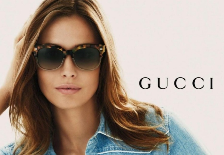 Solglasögon för sommarens djurprint-kvinnor-gucci