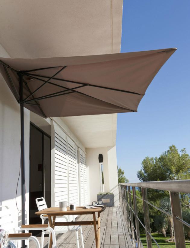 Parasoll för balkong rektangulär ny formdesign
