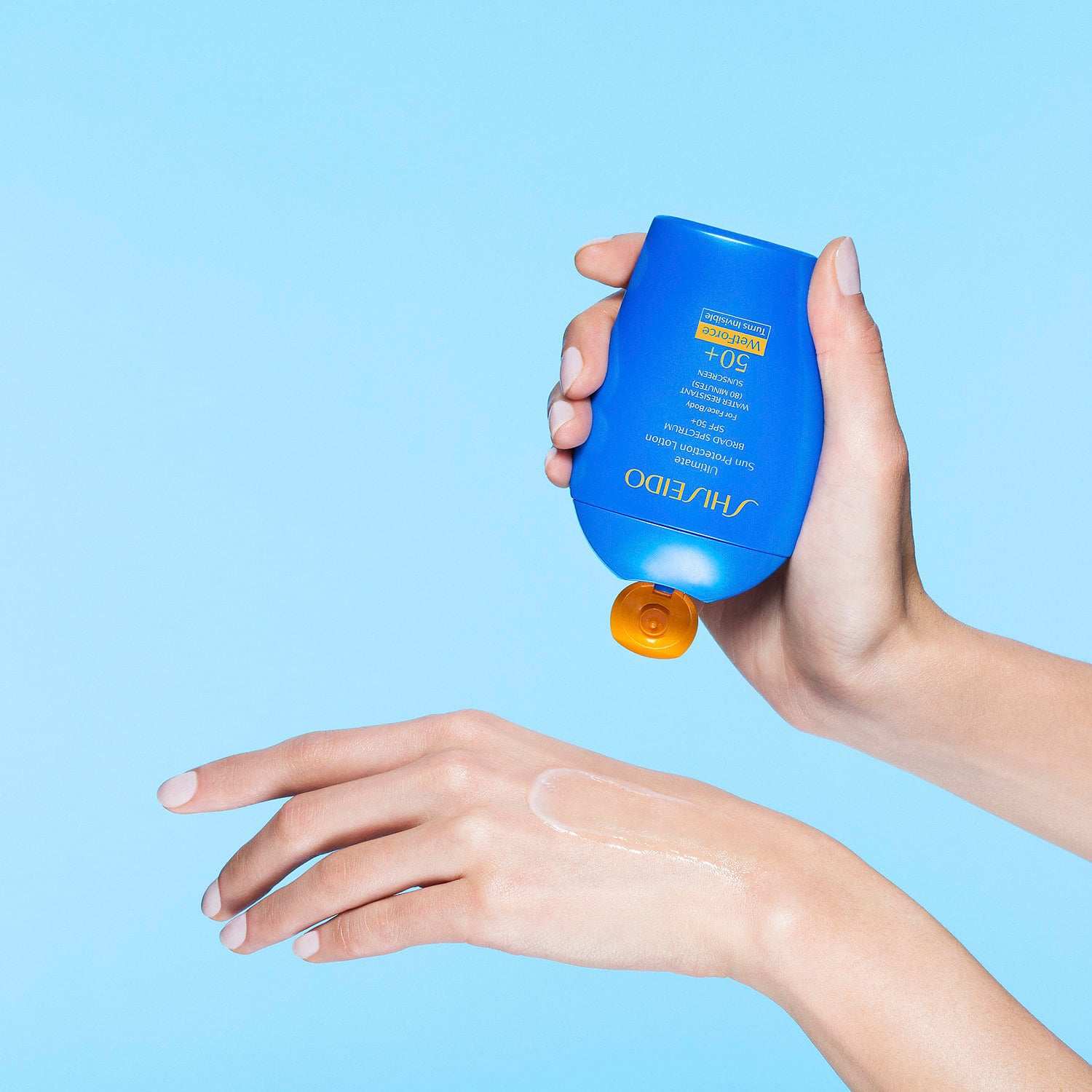 Hudvård på sommaren Solskydd Handvård Solkräm SPF -faktor Shiseido kosmetika